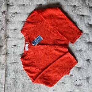 NEW JACADI Orange Sweater